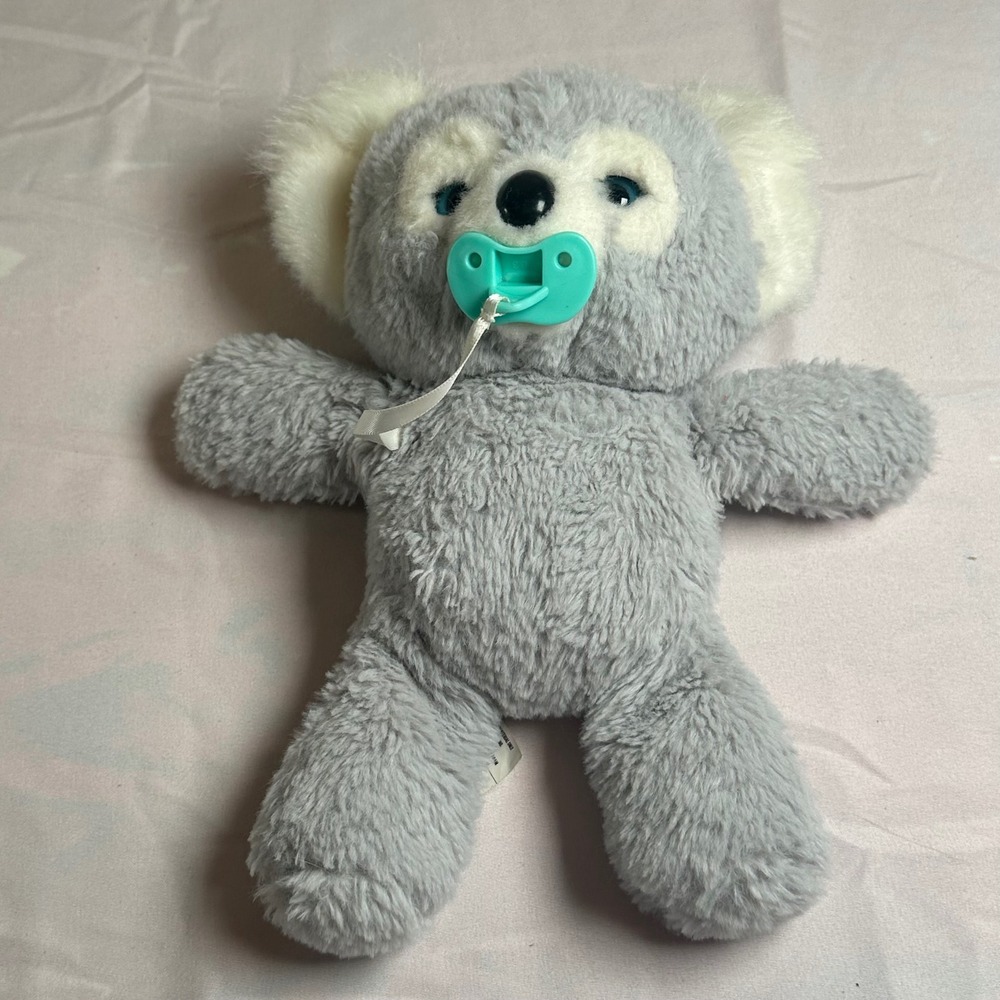 Little Live Pets Cozy Dozy KIP Koala Bear Interactive Pacifier Gray Plush Works